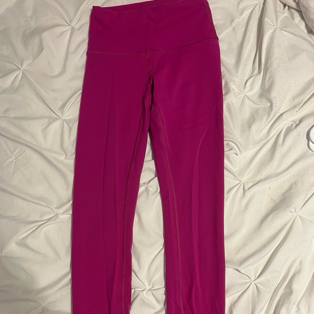 Lululemon Wunder Train High Rise 28” Ripened Raspberry: size 4